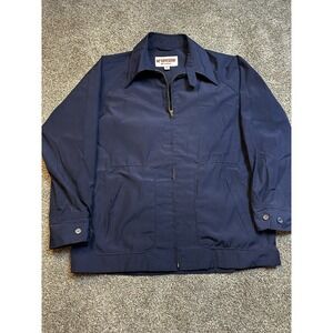McGREGOR Drizzler Navy Blue Jacket Size 42‎ Long Workwear